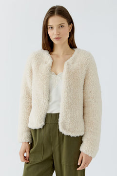 Oui Plush Cardigan