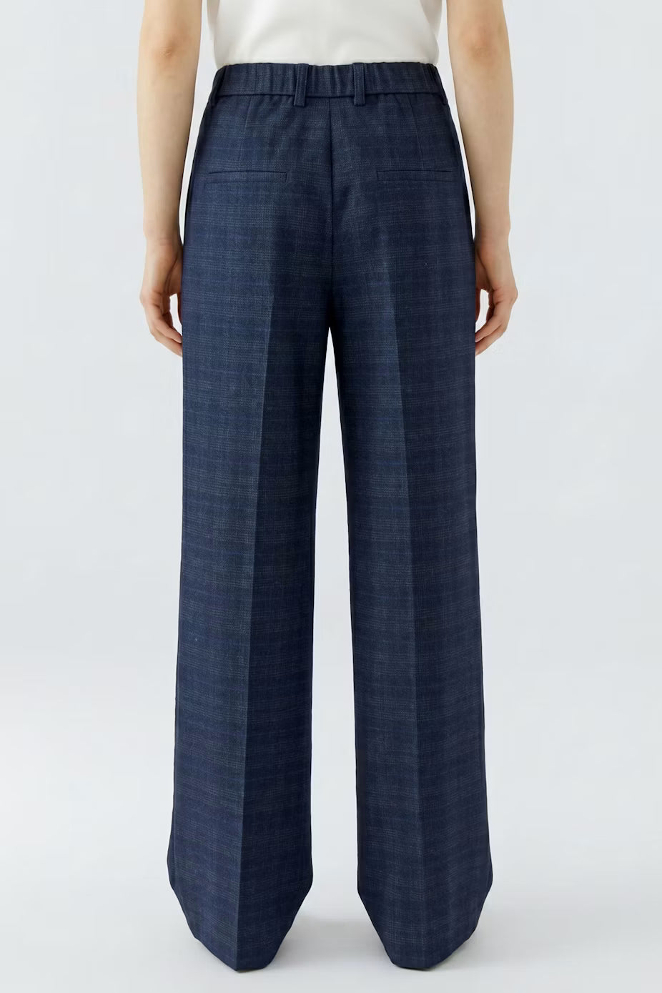 Oui Plaid Trouser
