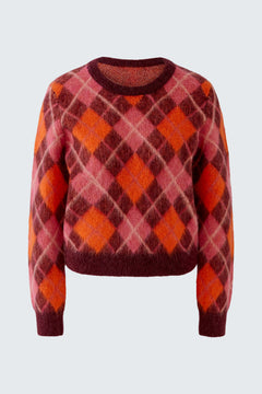 Oui Argyle Sweater