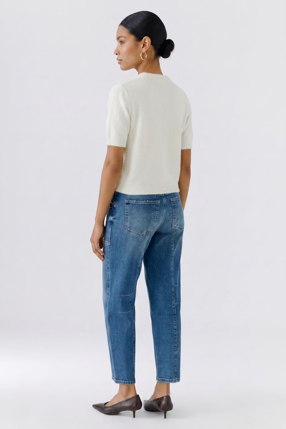 Oui Barrel Leg Jeans