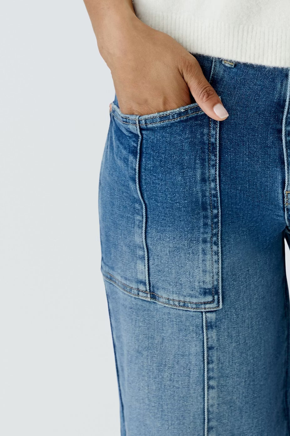 Oui Barrel Leg Jeans