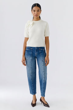 Oui Barrel Leg Jeans