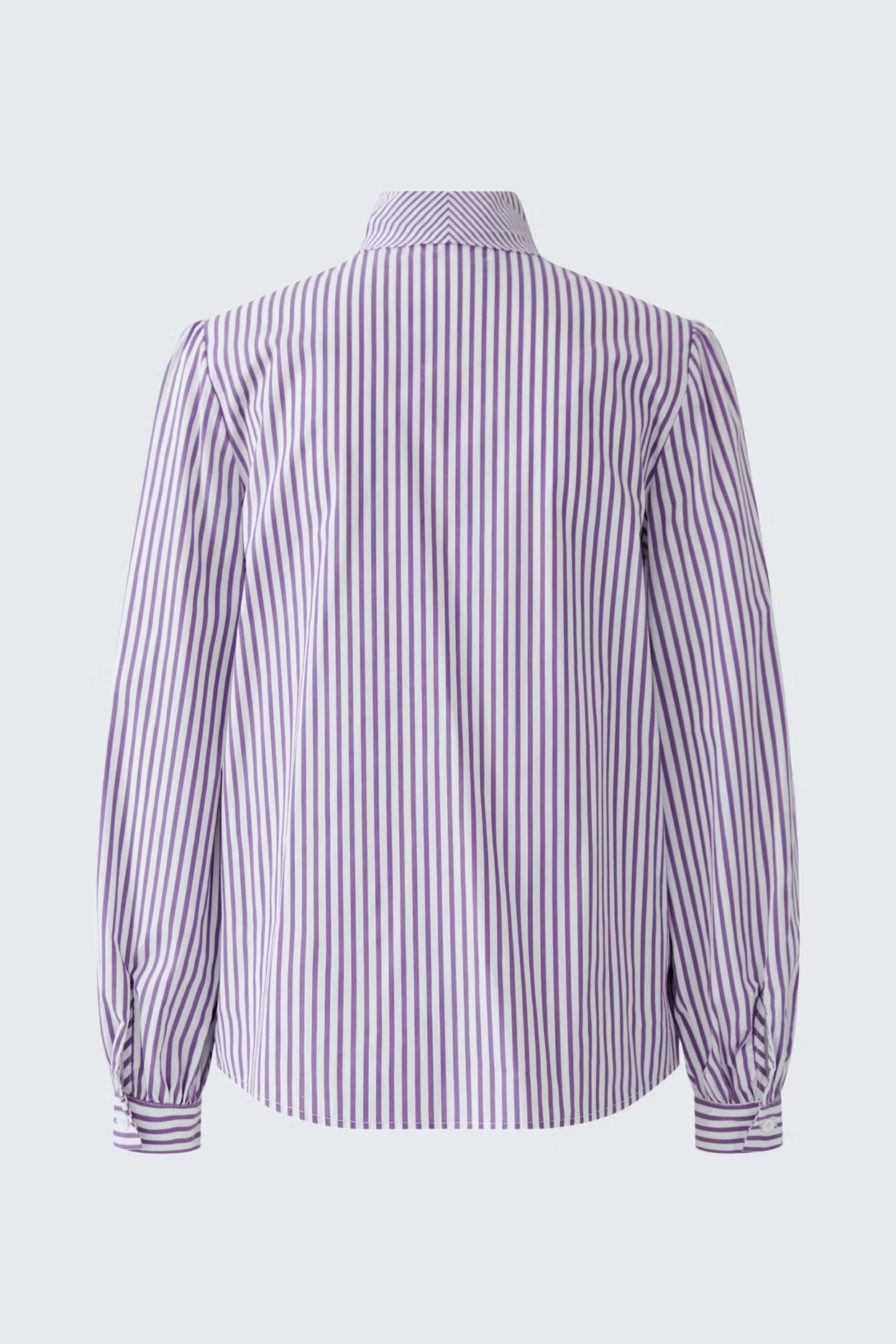 Oui Striped Blouse With Bow
