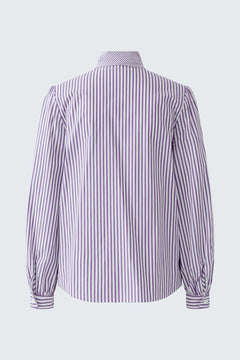 Oui Striped Blouse With Bow