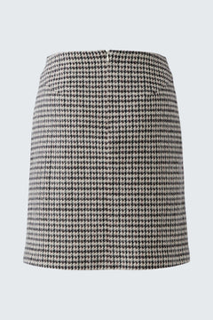 Oui Houndstooth Skirt