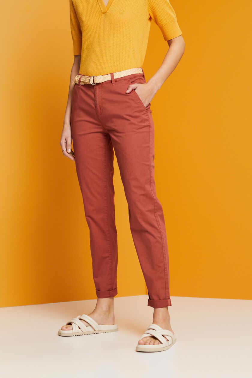 Esprit Belted Chino Pant