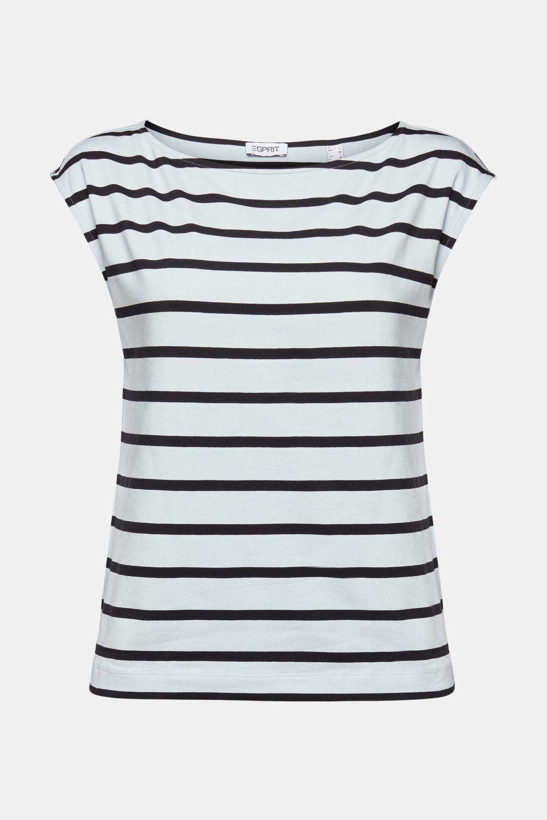 Esprit Boatneck Striped Short Sleeve T-Shirt