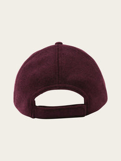 Fraas Loevenich Wool Baseball Cap (Wine)