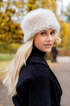 Fraas Loevenich Faux Fur Pillbox Hat
