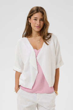 Cream Sillar Knit Bolero