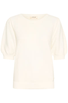 Cream Sillar Half Sleeve Pullover