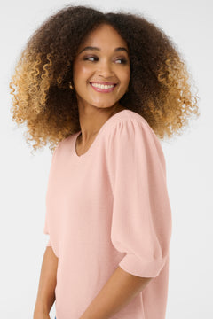 Cream Sillar Half Sleeve Pullover