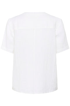 Cream Bellis Linen Shirt