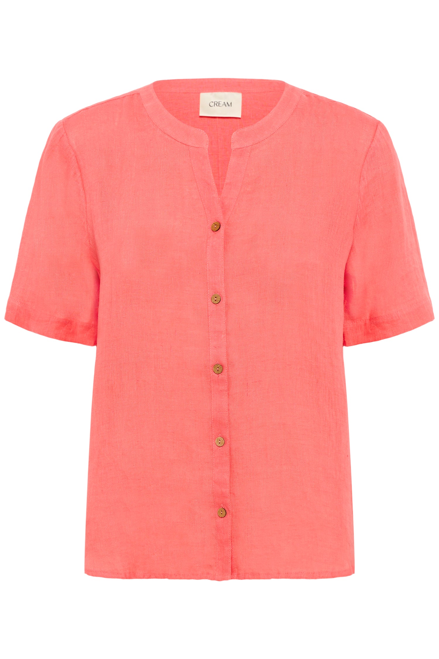 Cream Bellis Linen Shirt