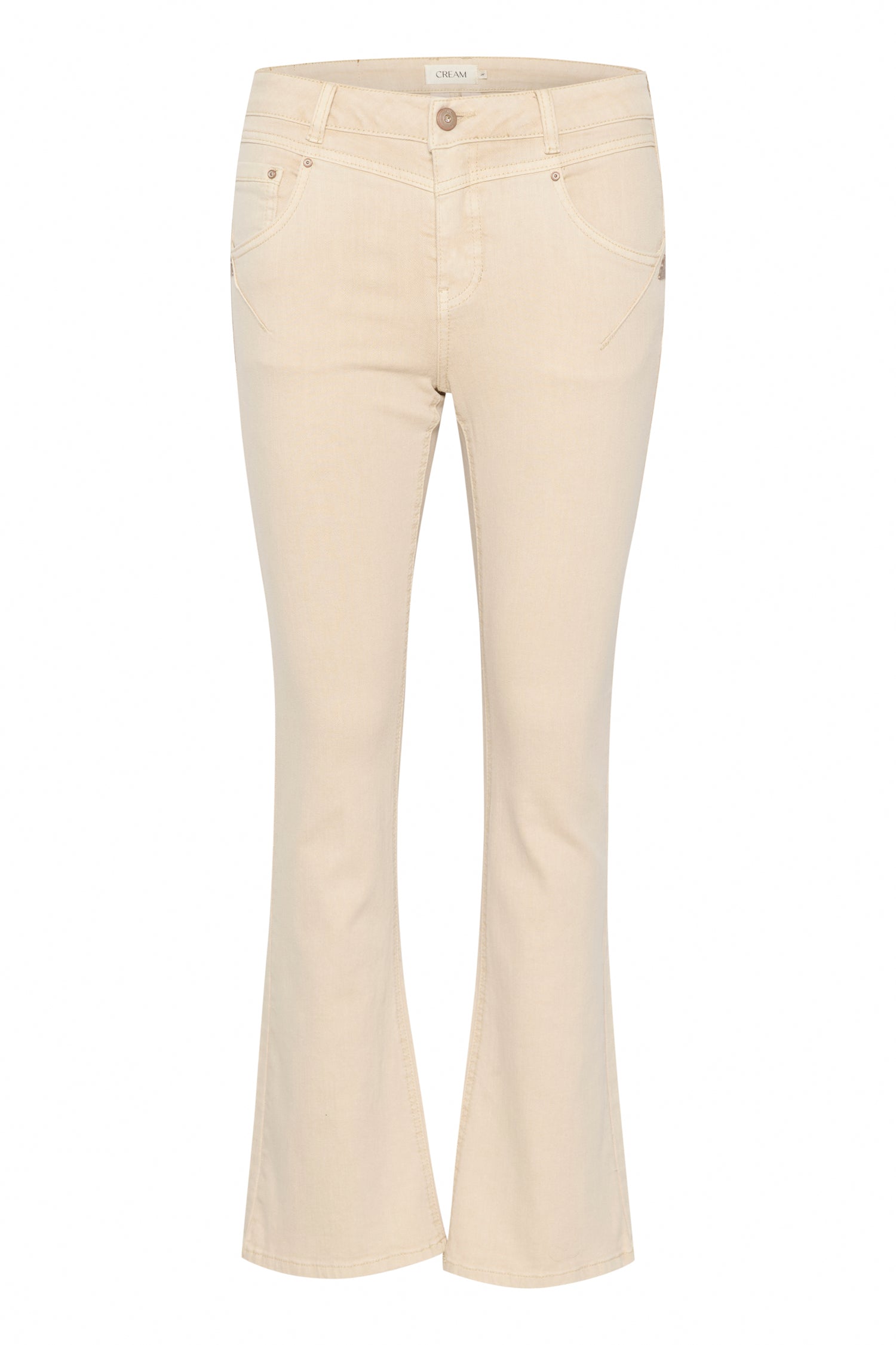 Cream Amalie Bootcut Jeans - Shape Fit