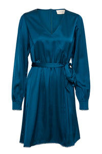 Cream Flivio Wrap Dress