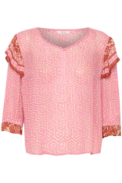 Cream Linea Blouse