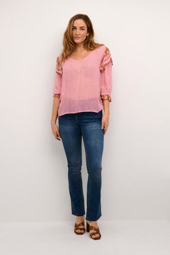 Cream Linea Blouse