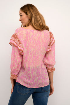 Cream Linea Blouse