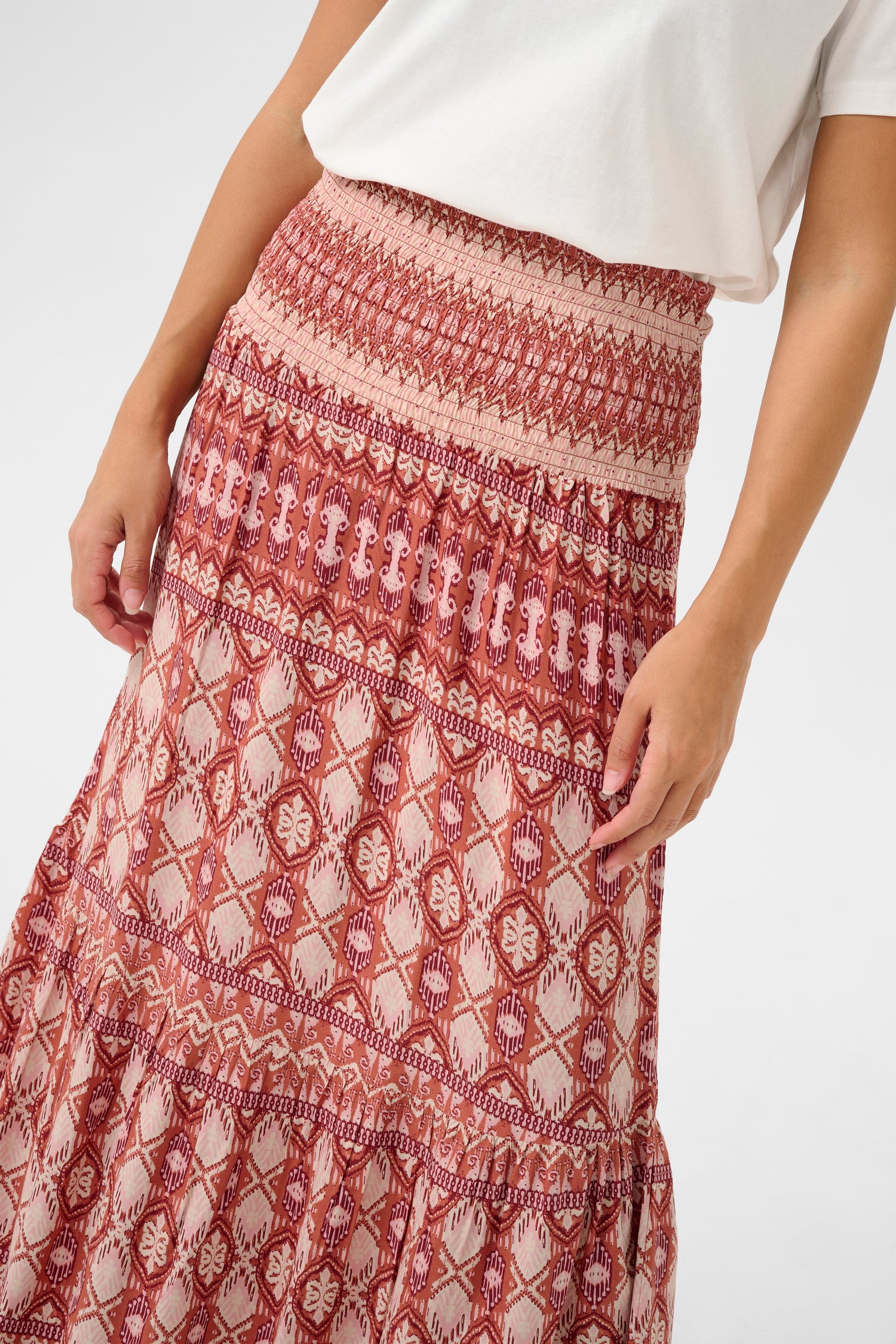 Cream Tiah Skirt