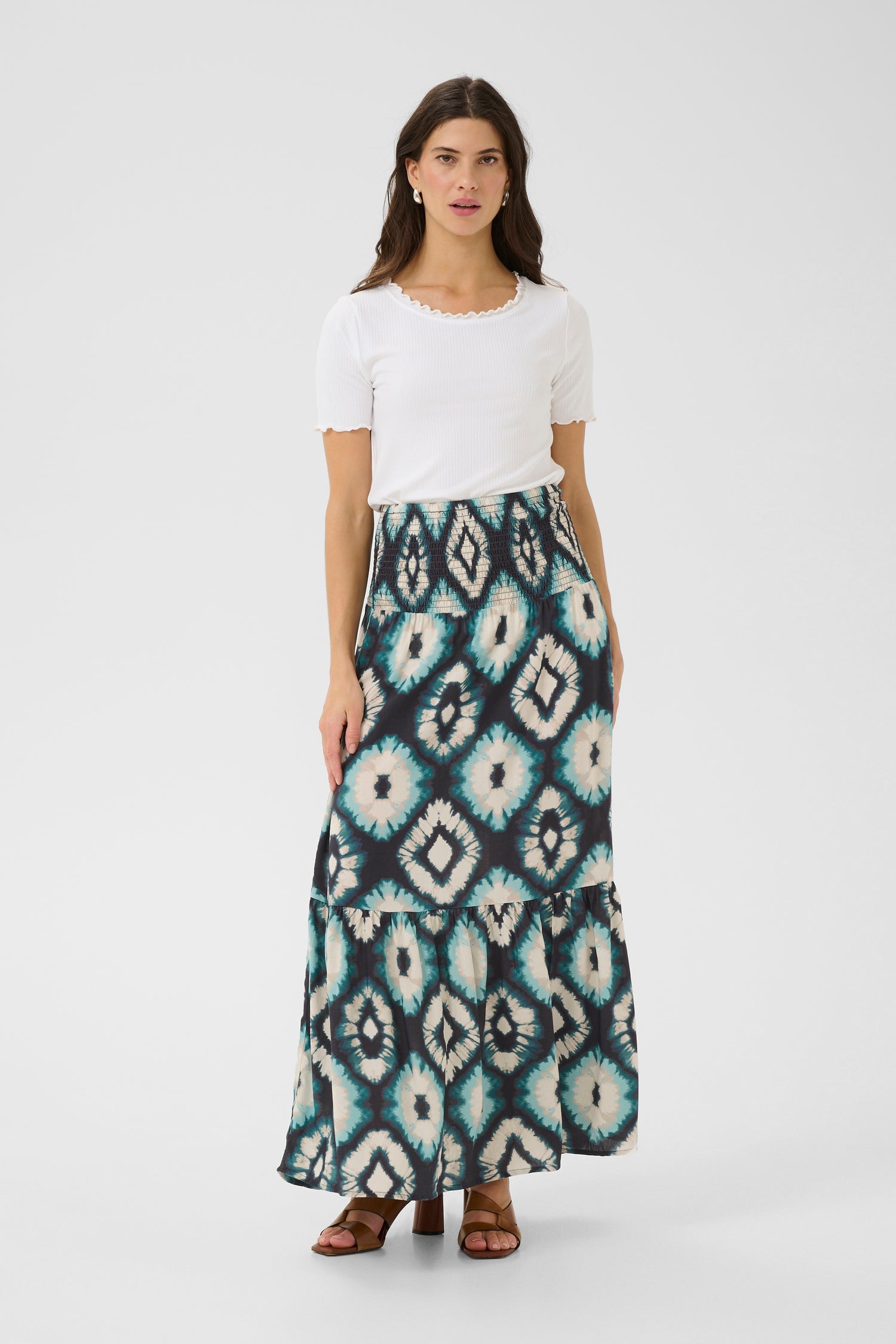 Cream Tiah Skirt
