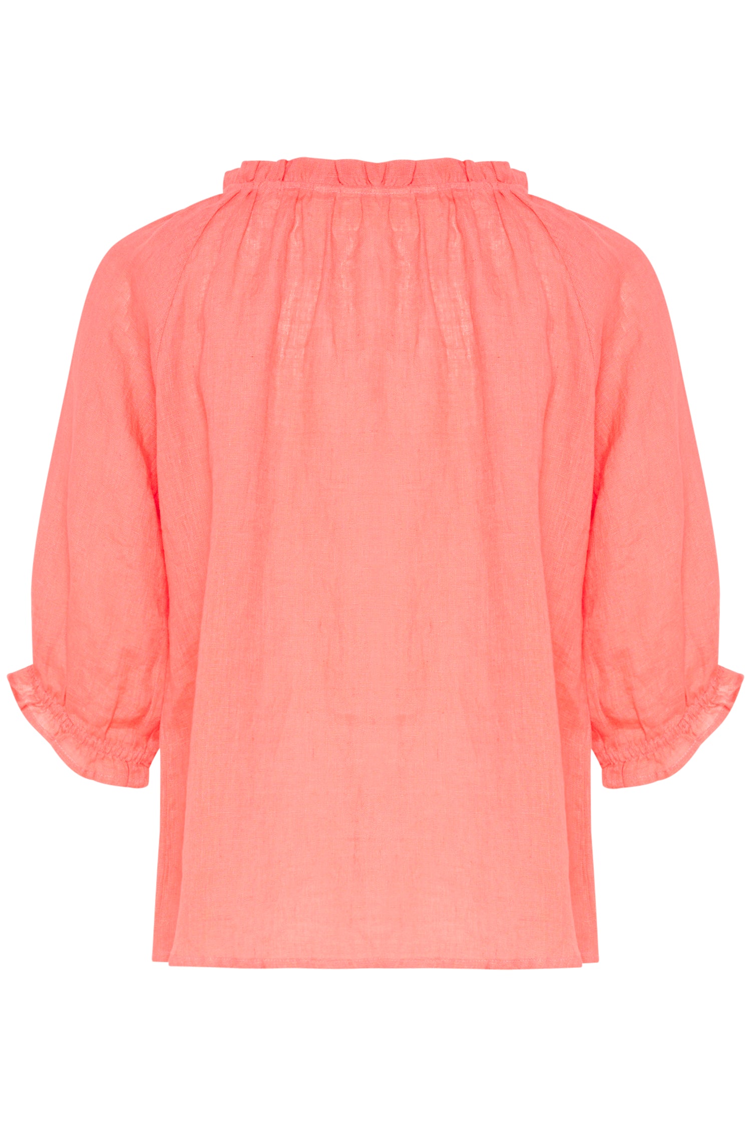Cream Bellis Linen Blouse