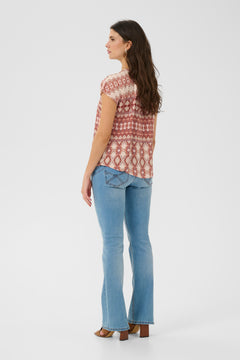 Cream Tiah Blouse