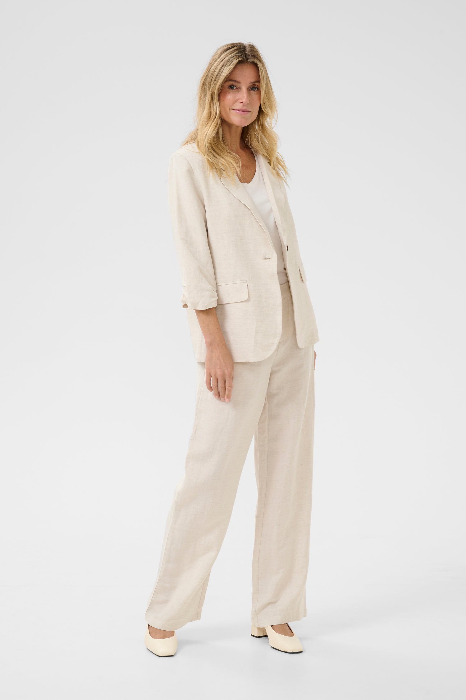 Cream Linna Blazer
