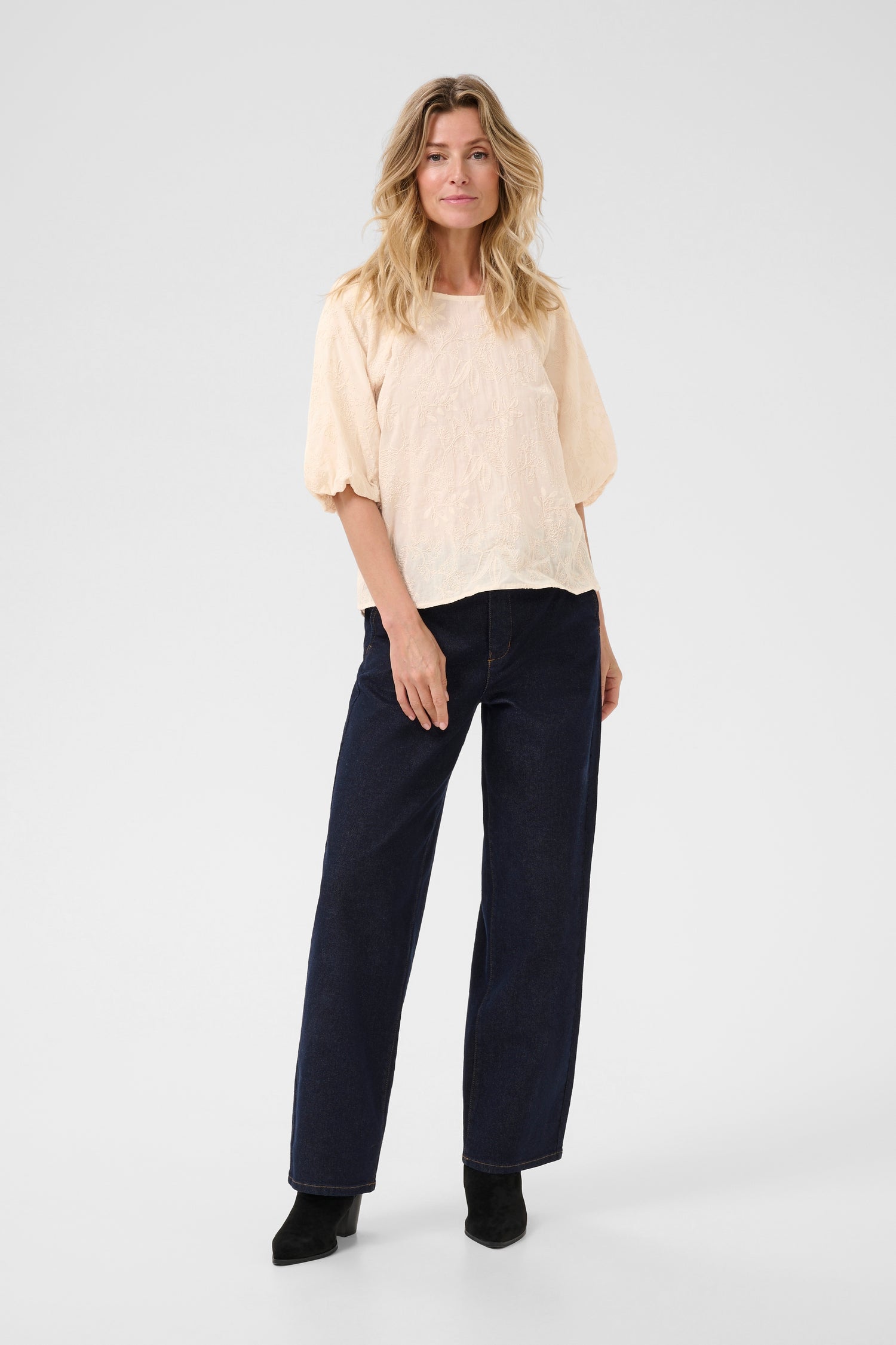 Cream Luna Blouse