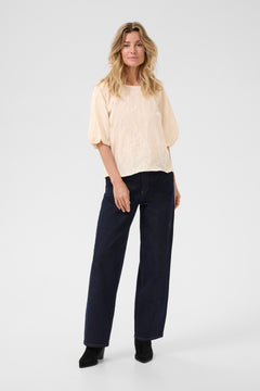 Cream Luna Blouse