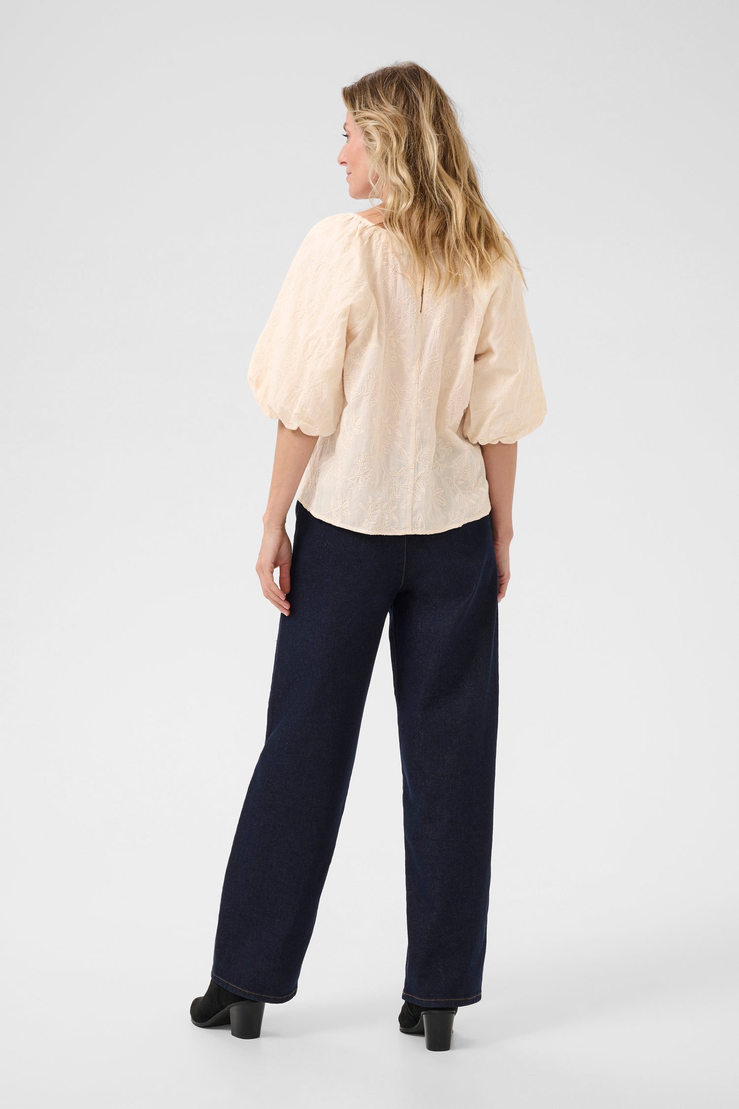 Cream Luna Blouse