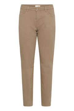 Cream Berta Twill Pant- Coco Fit
