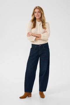 Cream Bahren Ankle Balloon Denim