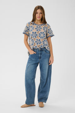 Cream Bahren Barrel Jeans