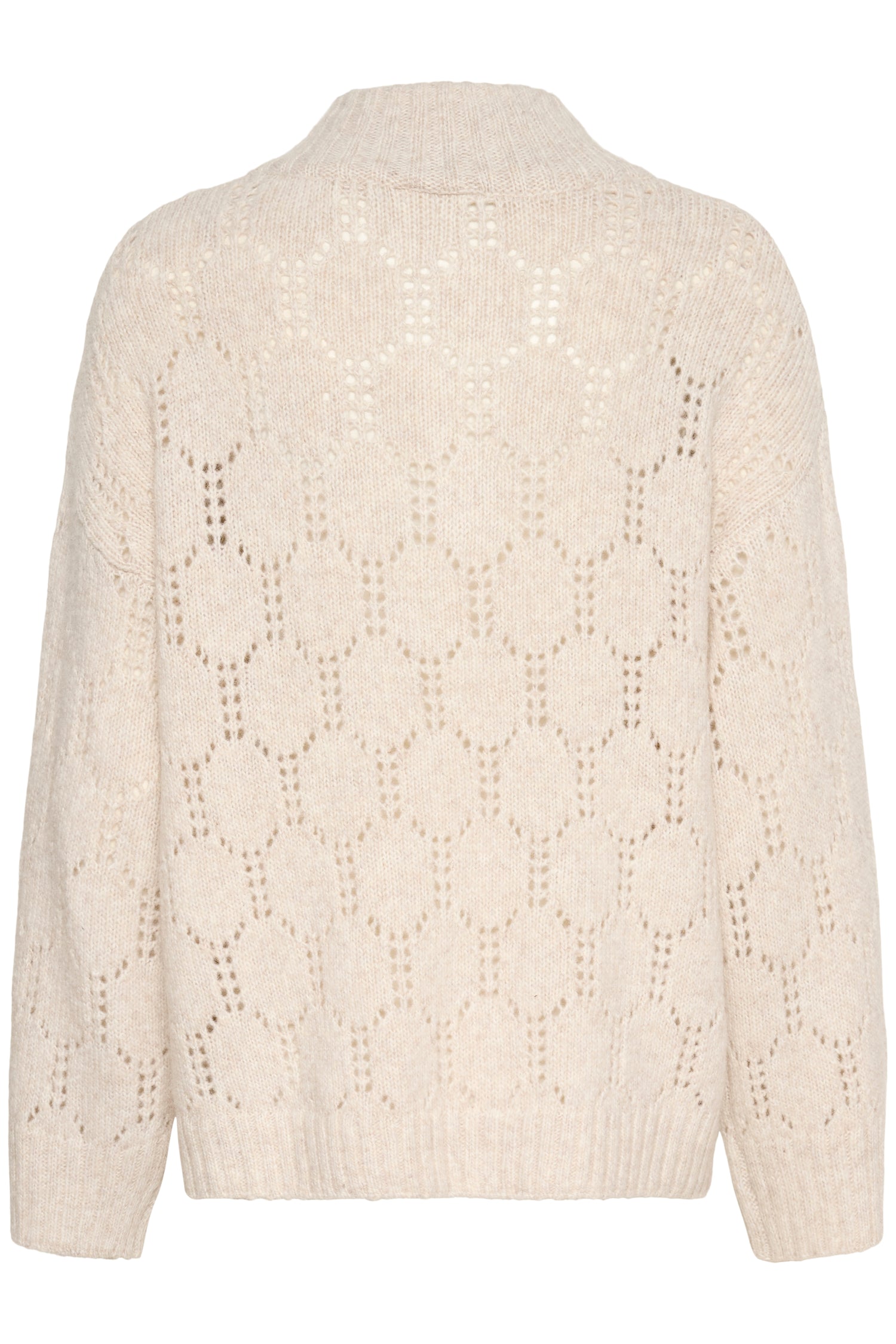 Cream Zilla Zipper Sweater