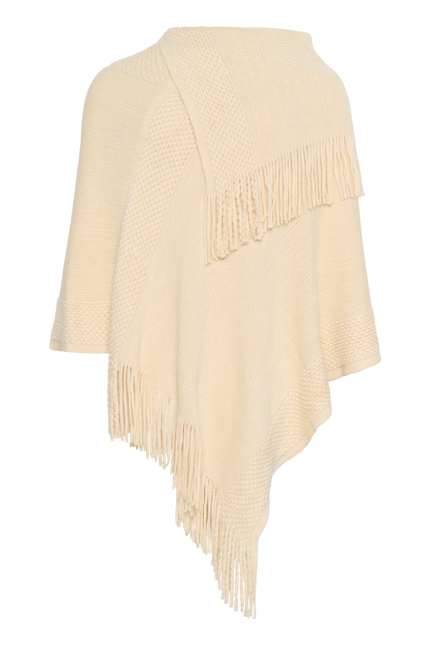 Cream Sivas Poncho
