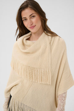 Cream Sivas Poncho