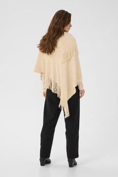 Cream Sivas Poncho