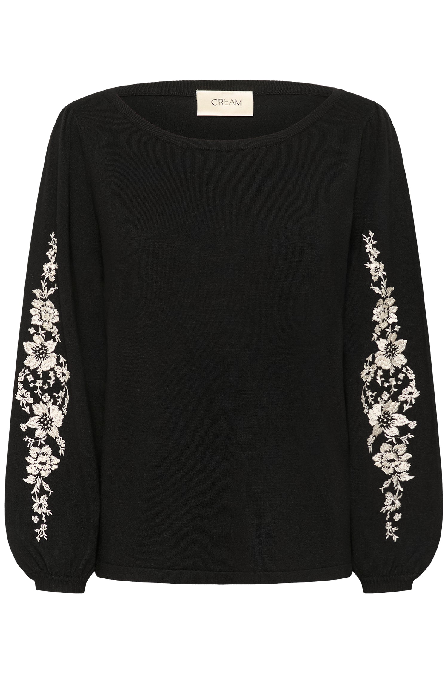 Cream Villea Boatneck Sweater