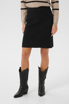Cream Dela Knit Skirt