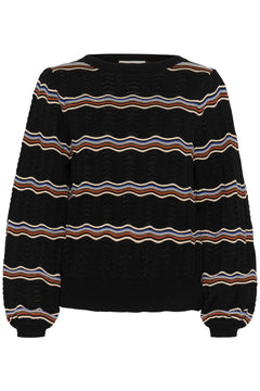 Cream Wavy Sweater