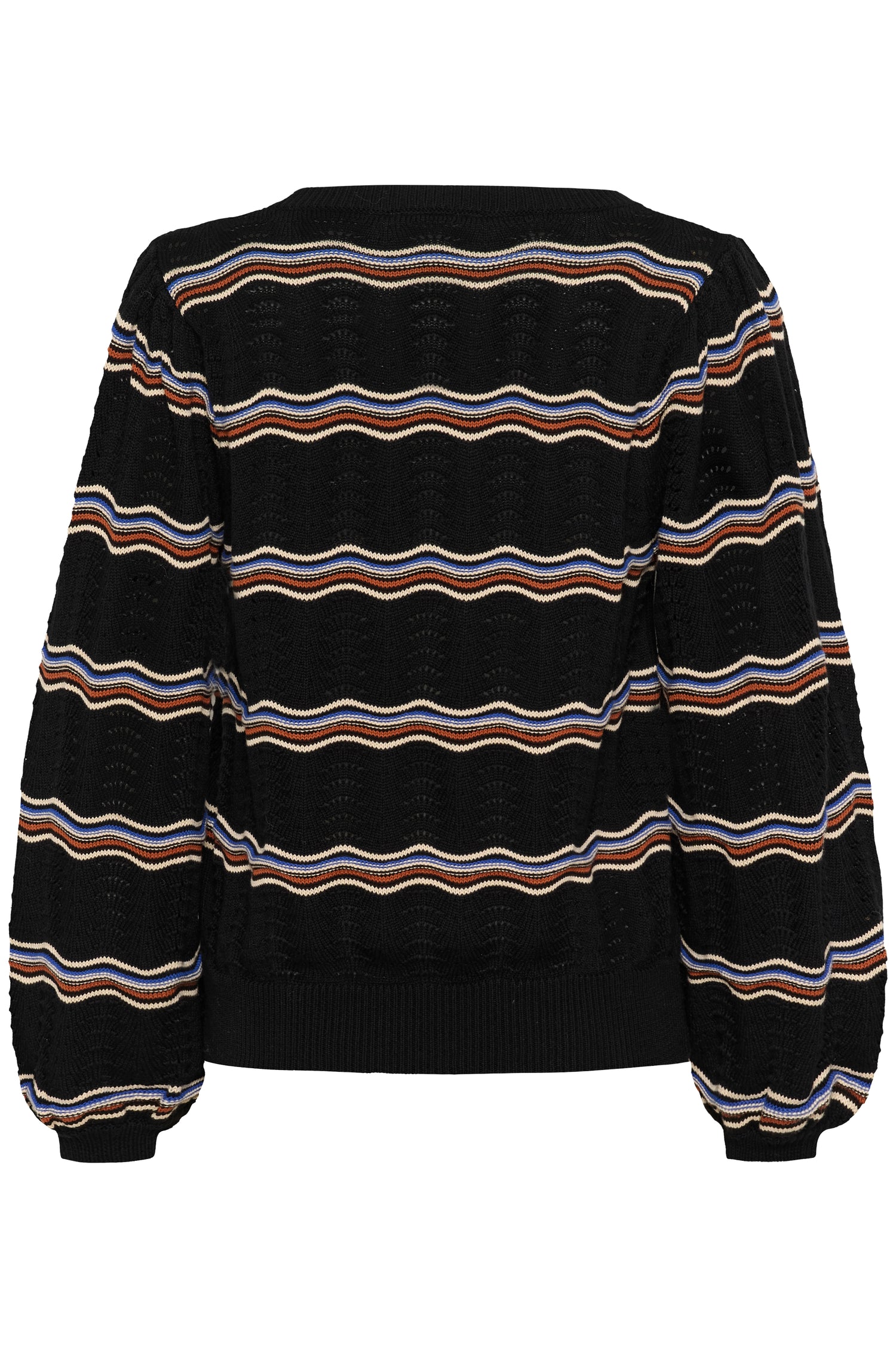 Cream Wavy Sweater