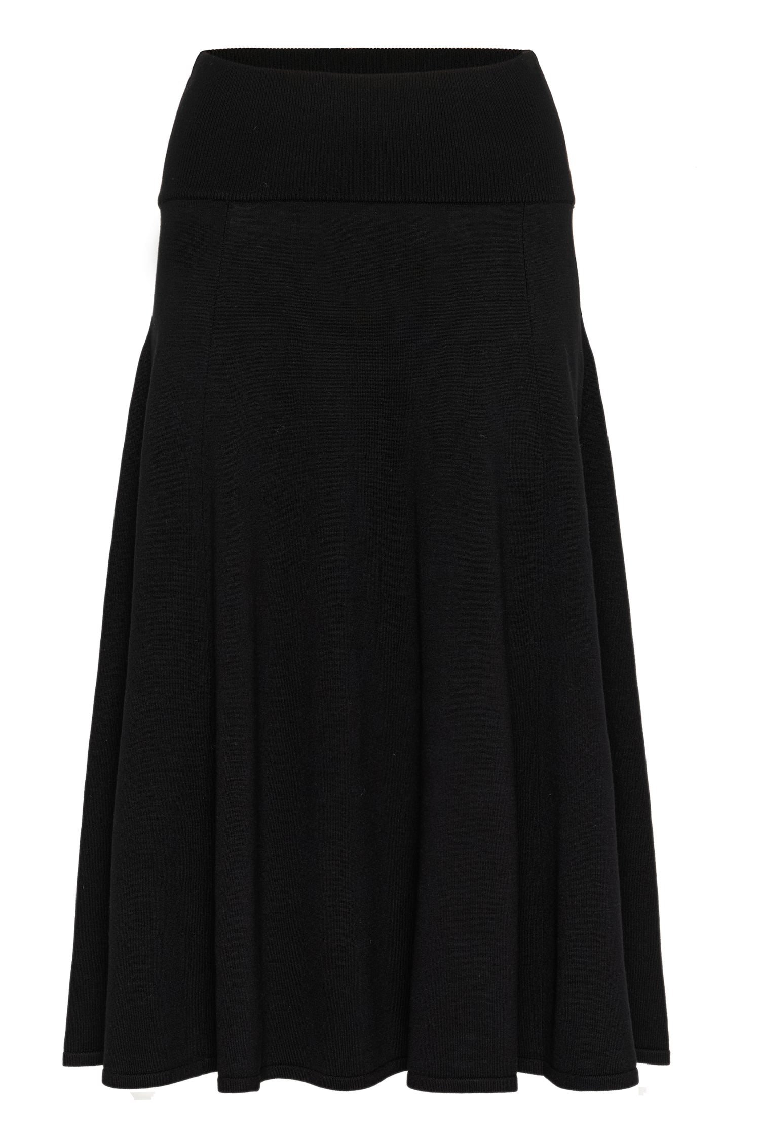 Cream Villea Knit Skirt