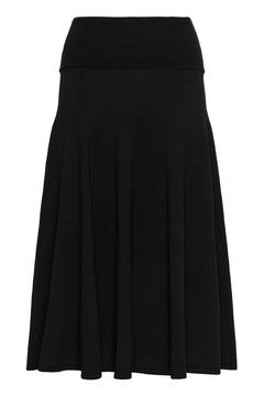 Cream Villea Knit Skirt