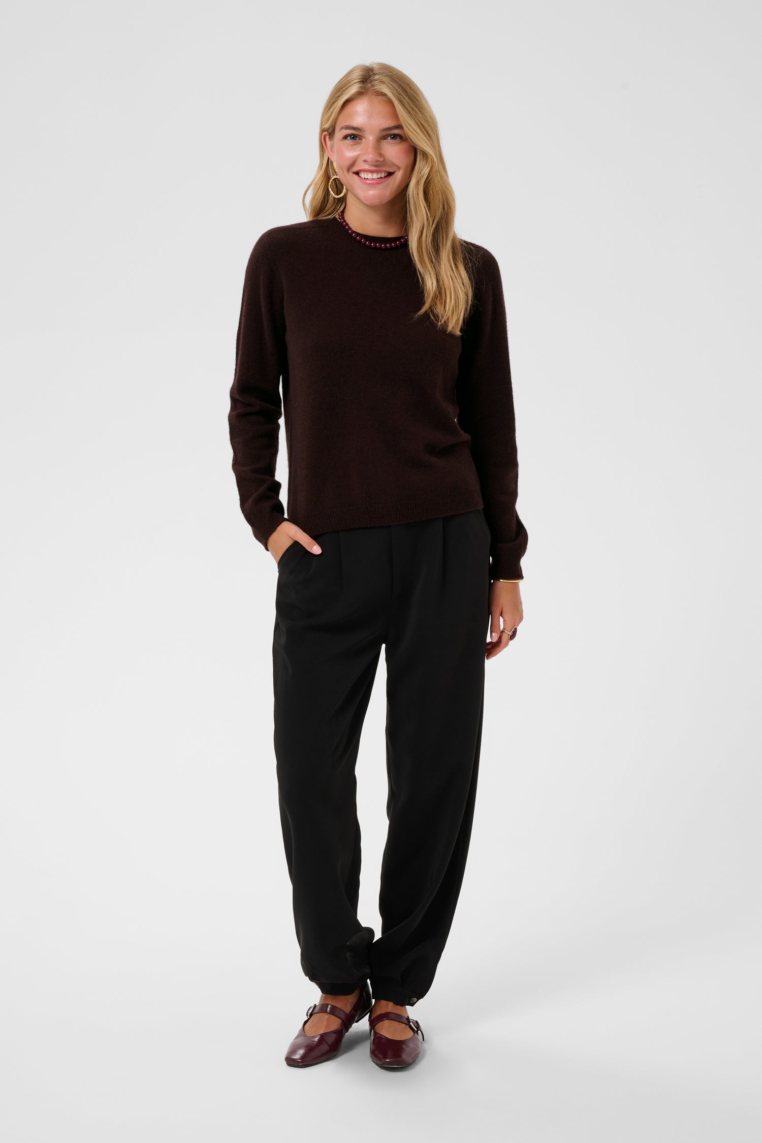 Cream Mela Pullover