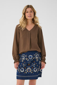 Cream Betina Blouse