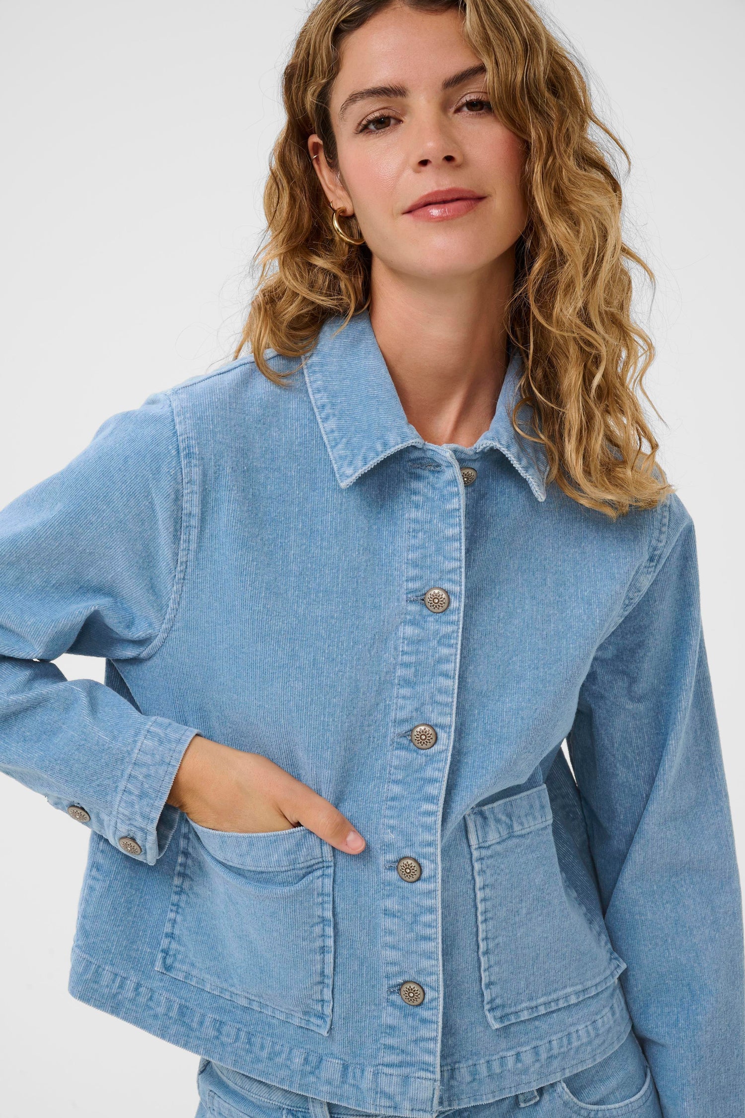 Cream Raphael Corduroy Jacket