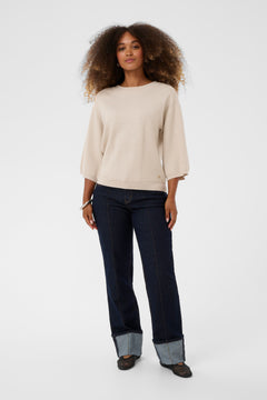 Cream Dela Pullover Sweater