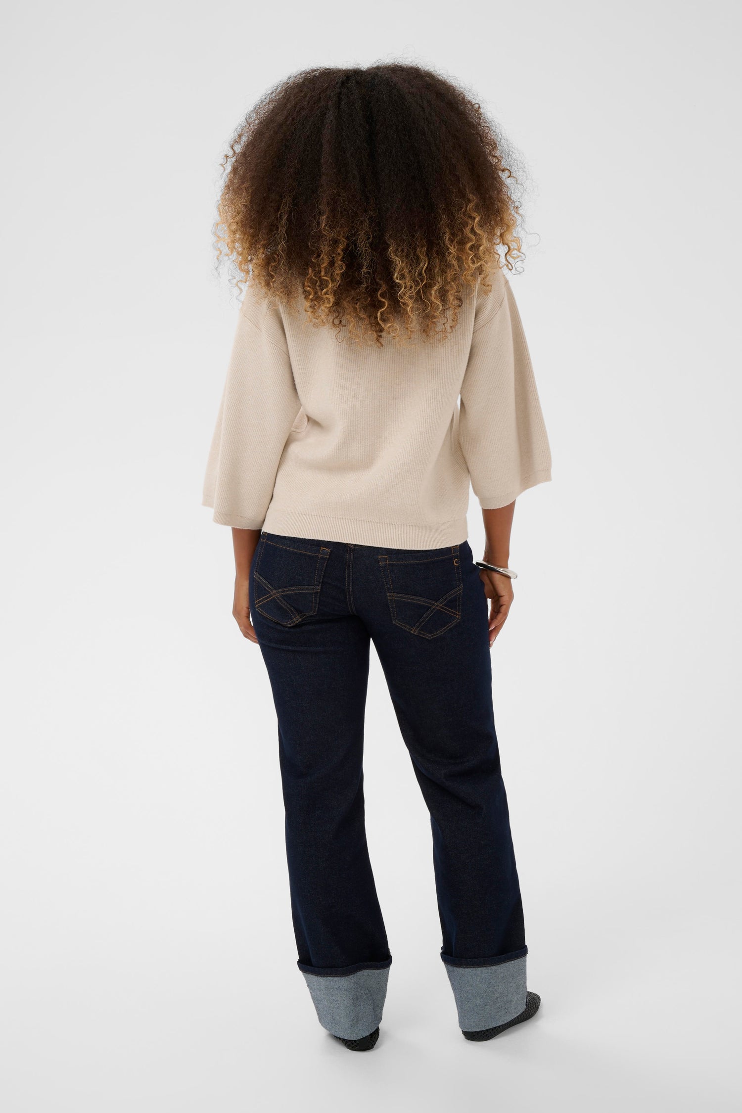 Cream Dela Pullover Sweater