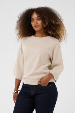 Cream Dela Pullover Sweater